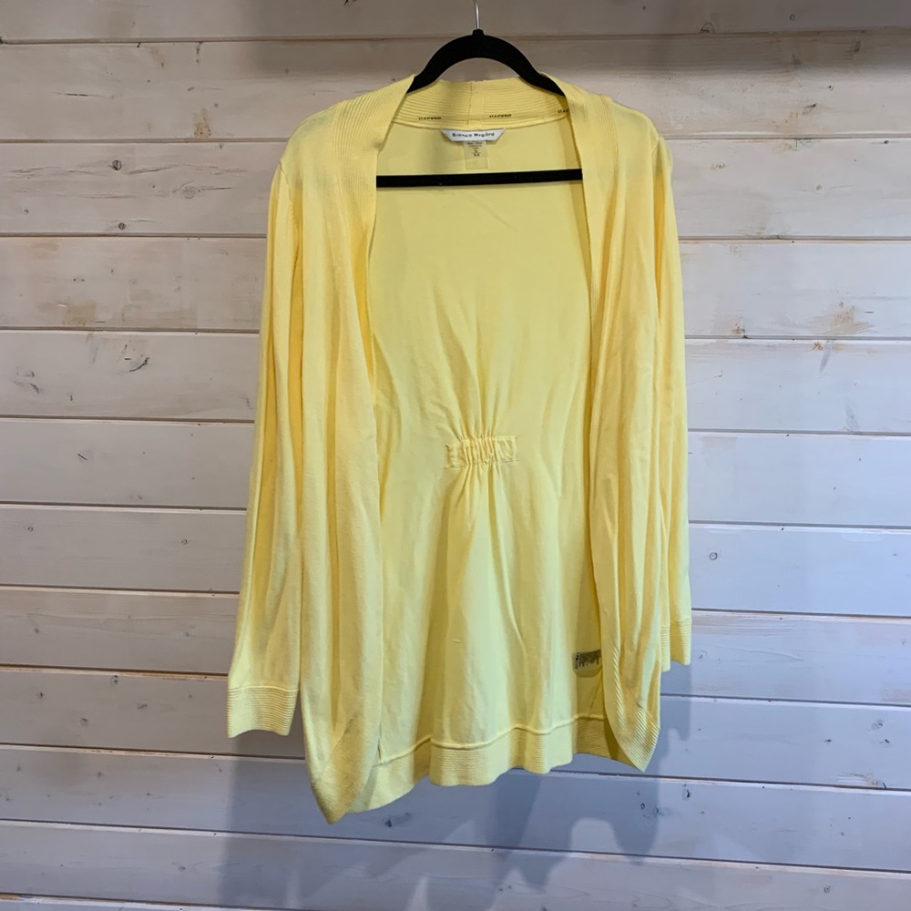 Bianca Nygard | Yellow Knit Cardigan